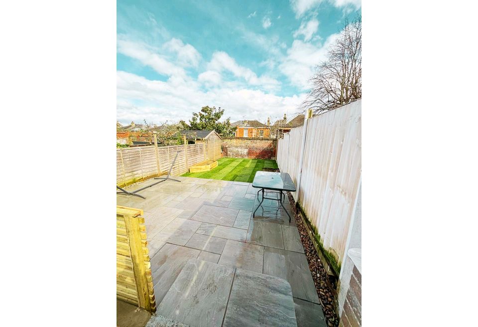 Narrow Rear Garden, Norwich