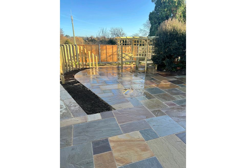 Sandstone Patio - Sandstone Patio - Seating Area